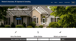 Desktop Screenshot of marianiappraisals.com